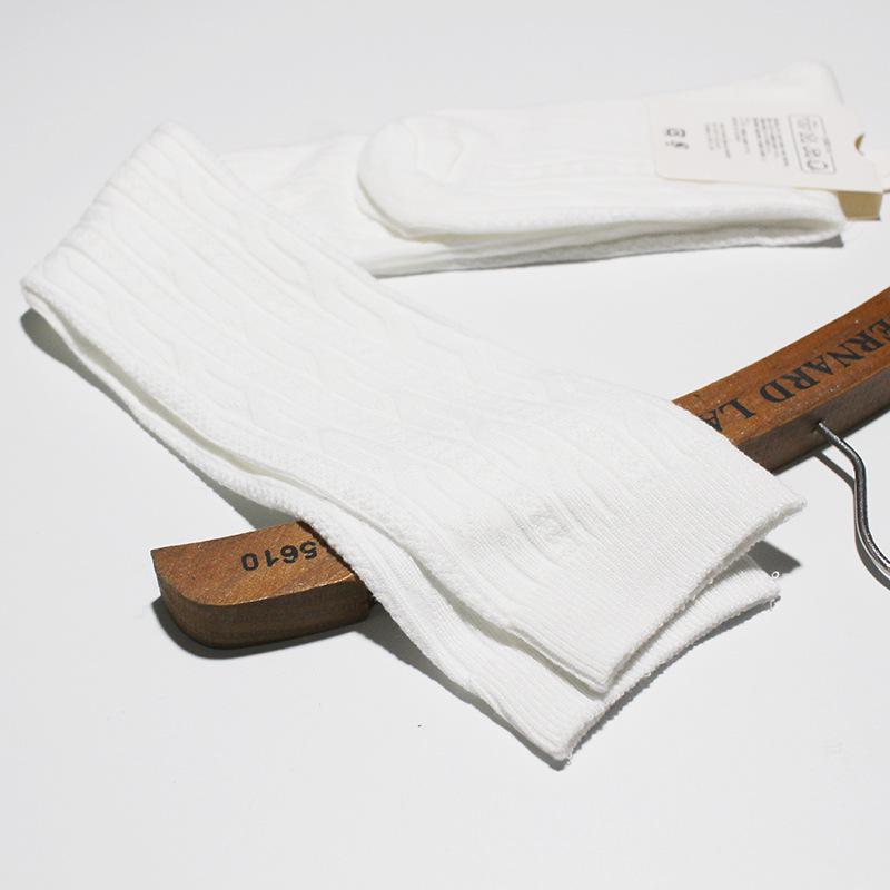 Японские высокие гетры с кружевом, вязаные крючком, выше колена, хлопковые носки и гетры для женщин