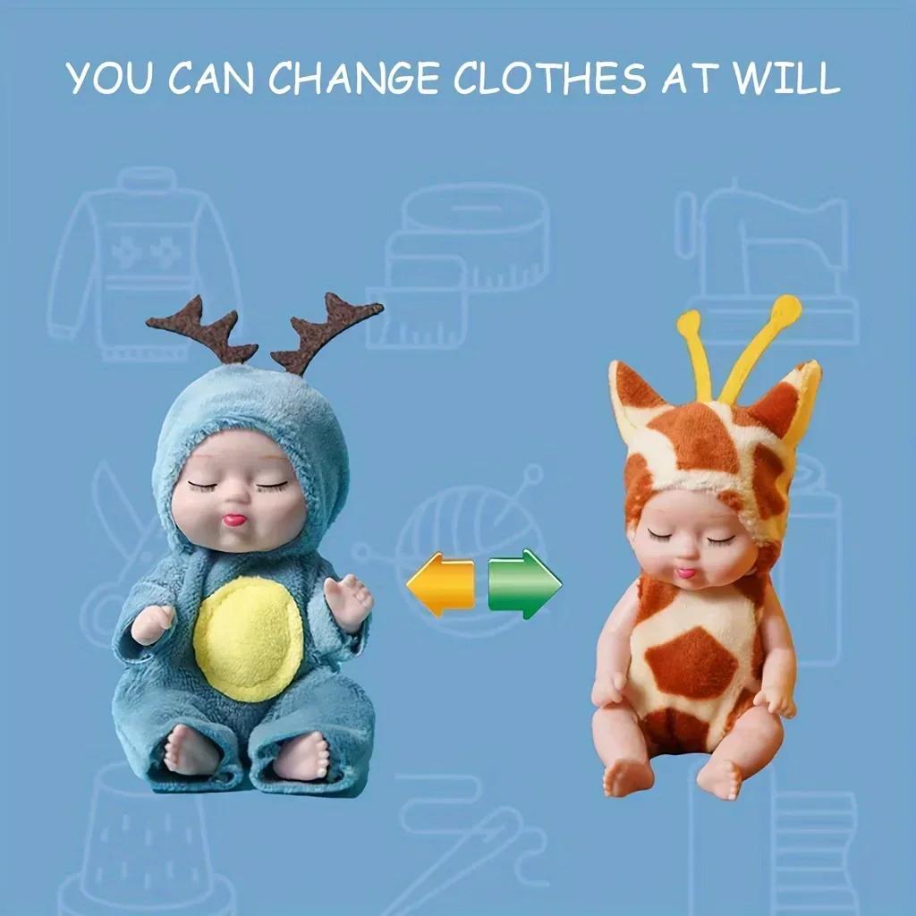6 шт./набор кукол-младенцев, пижамные феи, куклы-младенца, игрушечные фигурки, кукла-принцесса, подарок, милая кукла-животное - идеальный день рождения