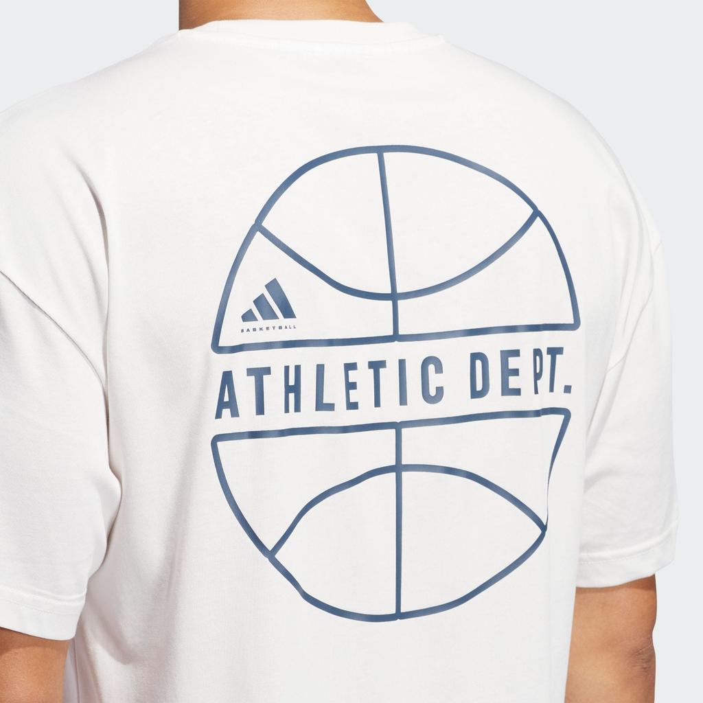 Adidas Select Graphic T-Shirt Soft Skin Comfortable Lightweight Short Sleeve Men Tops White Gray-Blue JC9091