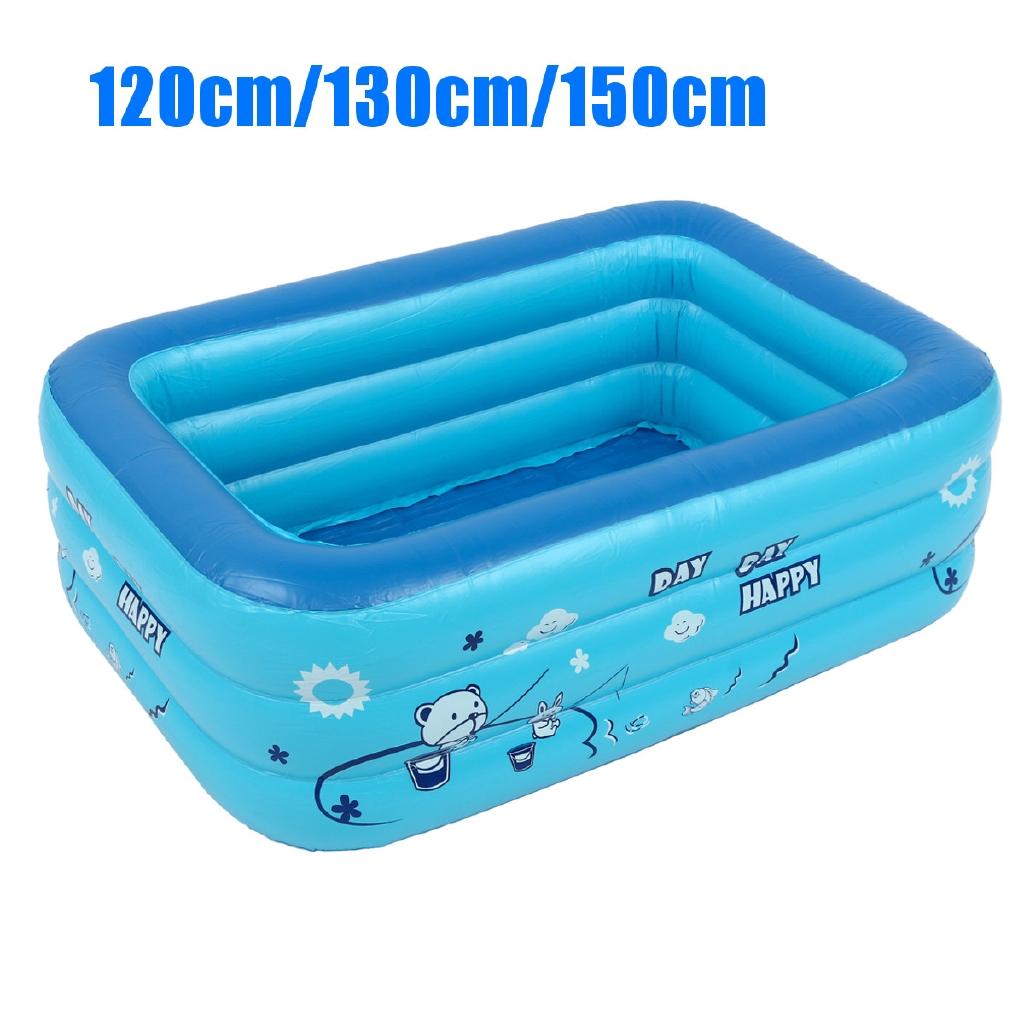 120/130/150 см Синяя детская ванна для купания Детский домашний надувной бассейн для плавания Бесплатная доставка Детский надувной бассейн