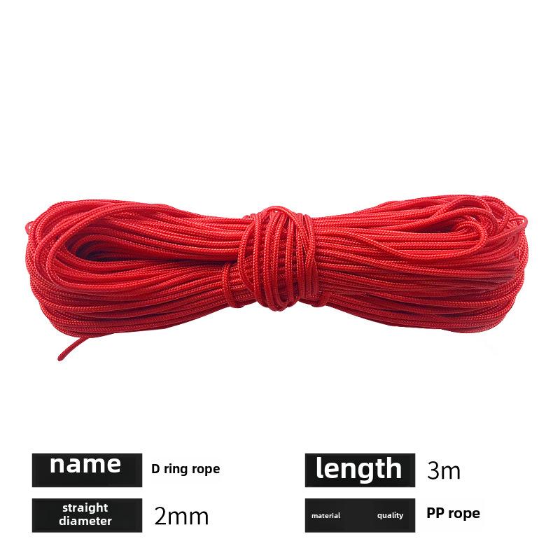 Многоцветный 3-метровый D-образный канат высокой плотности с высокой прочностью на разрыв для лука и стрел для стрельбы из лука