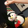 Christmas Gift Cute Penguin Doll Plush Toy Santa Hat Penguin Doll Ornament Sleeping Pillow