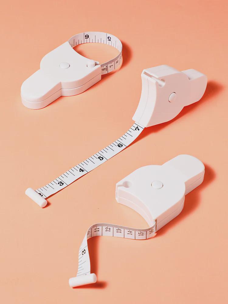 Портативная мягкая рулетка для измерения параметров тела - фитнес, талия, ноги, грудь