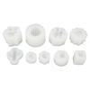 9Pcs Succulent Silicone Mold Soft Flexible Easy Release Easy To Clean Multifunction Succulent Candle Mold for Soap