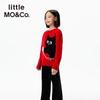 Little MO&Co. Детский пуловер с принтом кошек