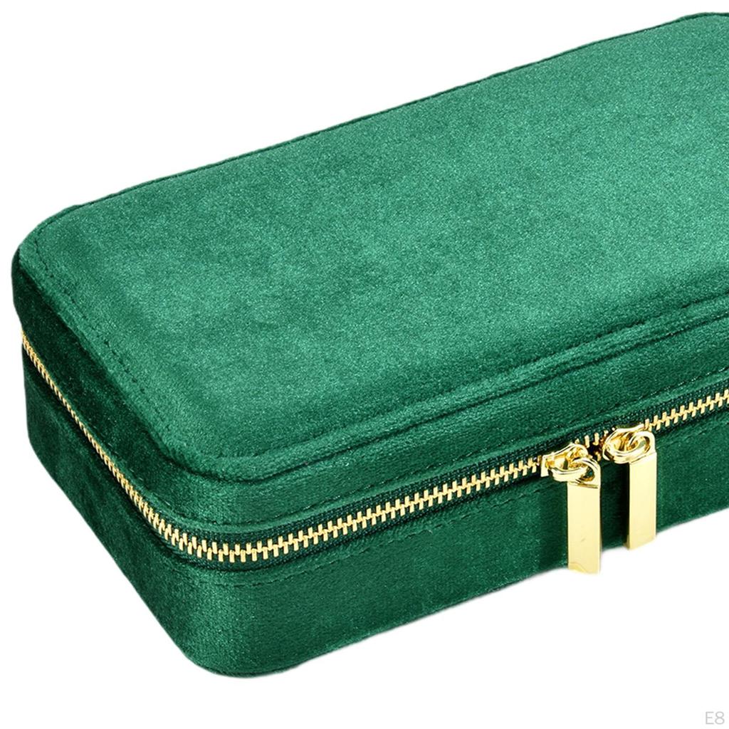 Velvet Jewelry Box Mini Earrings Holder Beautiful Rings Organizer Storage for