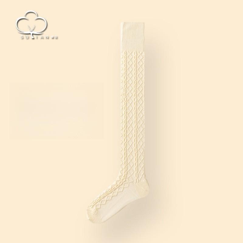 Шерстяные гольфы для осени и зимы, утолщенные, теплые, длинные, японские, скрученные из жареного теста, универсальные, без катышков, высокие, длинные чулки