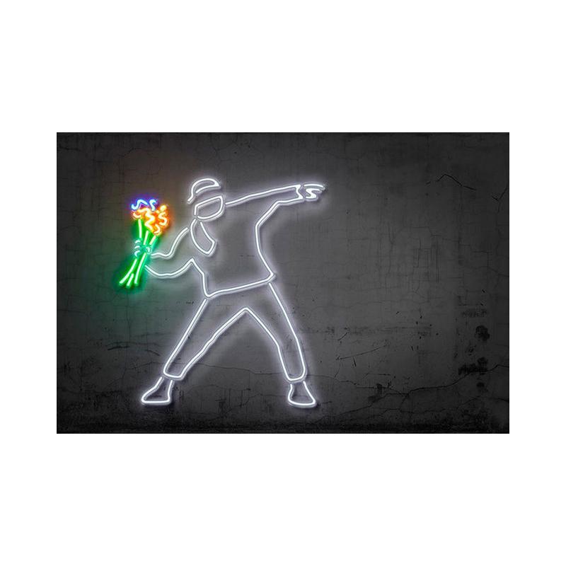 Неоновый эффект мотоциклетного шлема музыкальная кинозвезда холст картина постер и принты настенное искусство картина для бара украшение дома