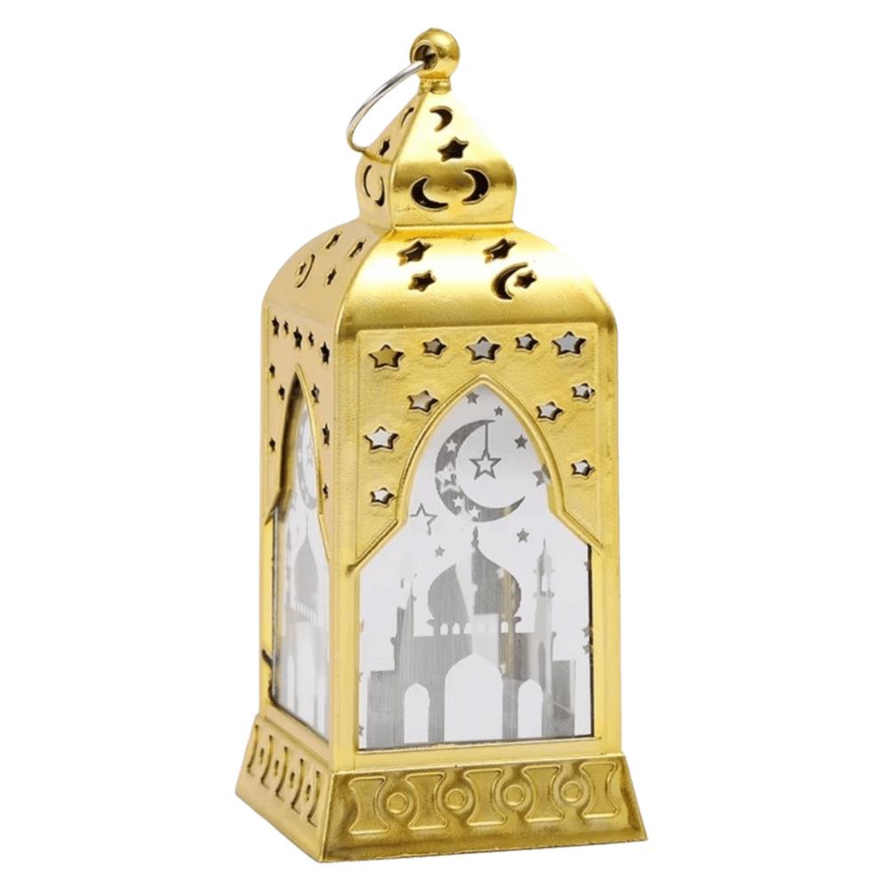 LED Candle Lamp Ramadan Decoration LED Star Moon Mubarak Night Light  Eid Party Supplies
