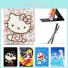 Умный мультяшный чехол-обложка для iPad Doraemon Sailor Moon для детей Mini Air Pro Gen Ультратонкий Многоугольный Легкий Автоматический сон/пробуждение