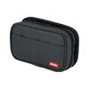 Lihit Lab Double Book-Style Pen Case Black A7555-24 - Durable & Stylish Stationery Organizer