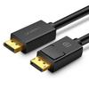 Ugreen 1m High-Speed 4K DisplayPort 1.2 Cable - Black Connector for Crisp Video & Audio Quality