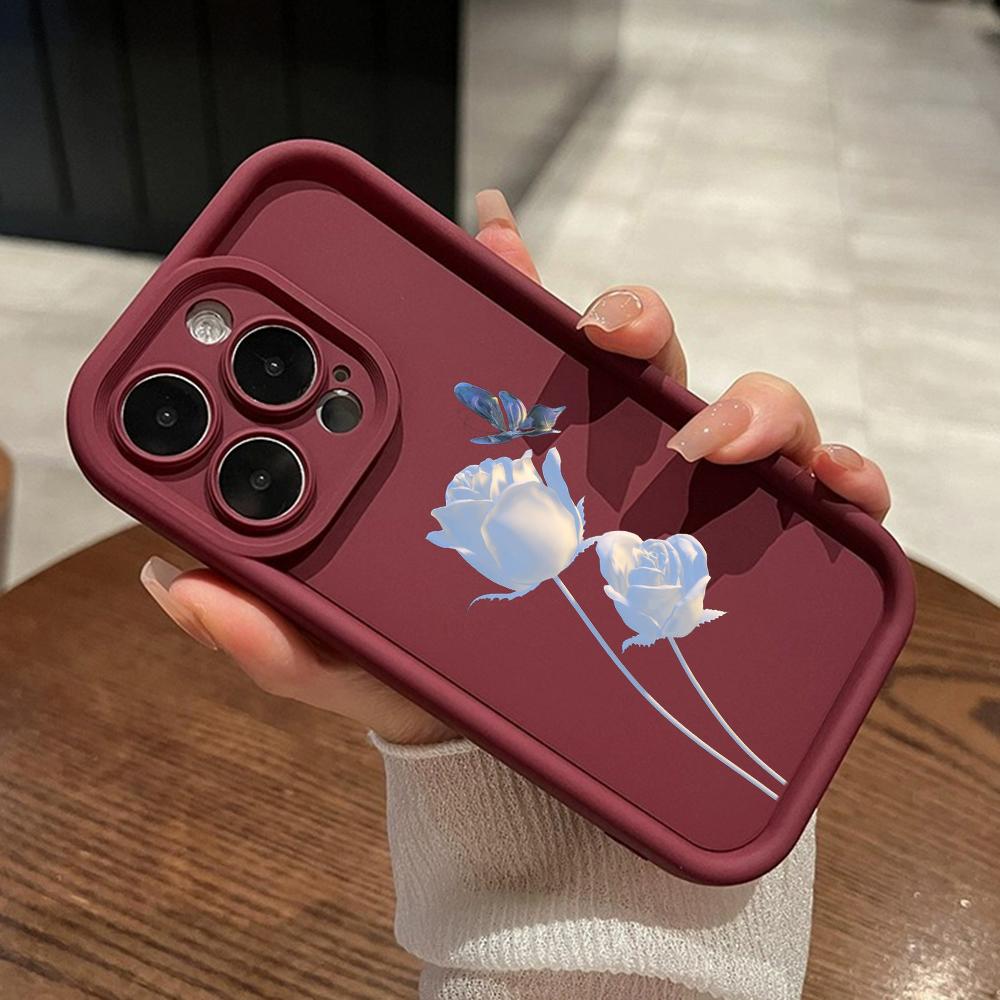 LZ16 цветочный силиконовый чехол для телефона Xiaomi 11 Lite 5G 14T Redmi 14C 13C A3 Note 12 11 9 10 13 Pro Plus противоударный задний чехол