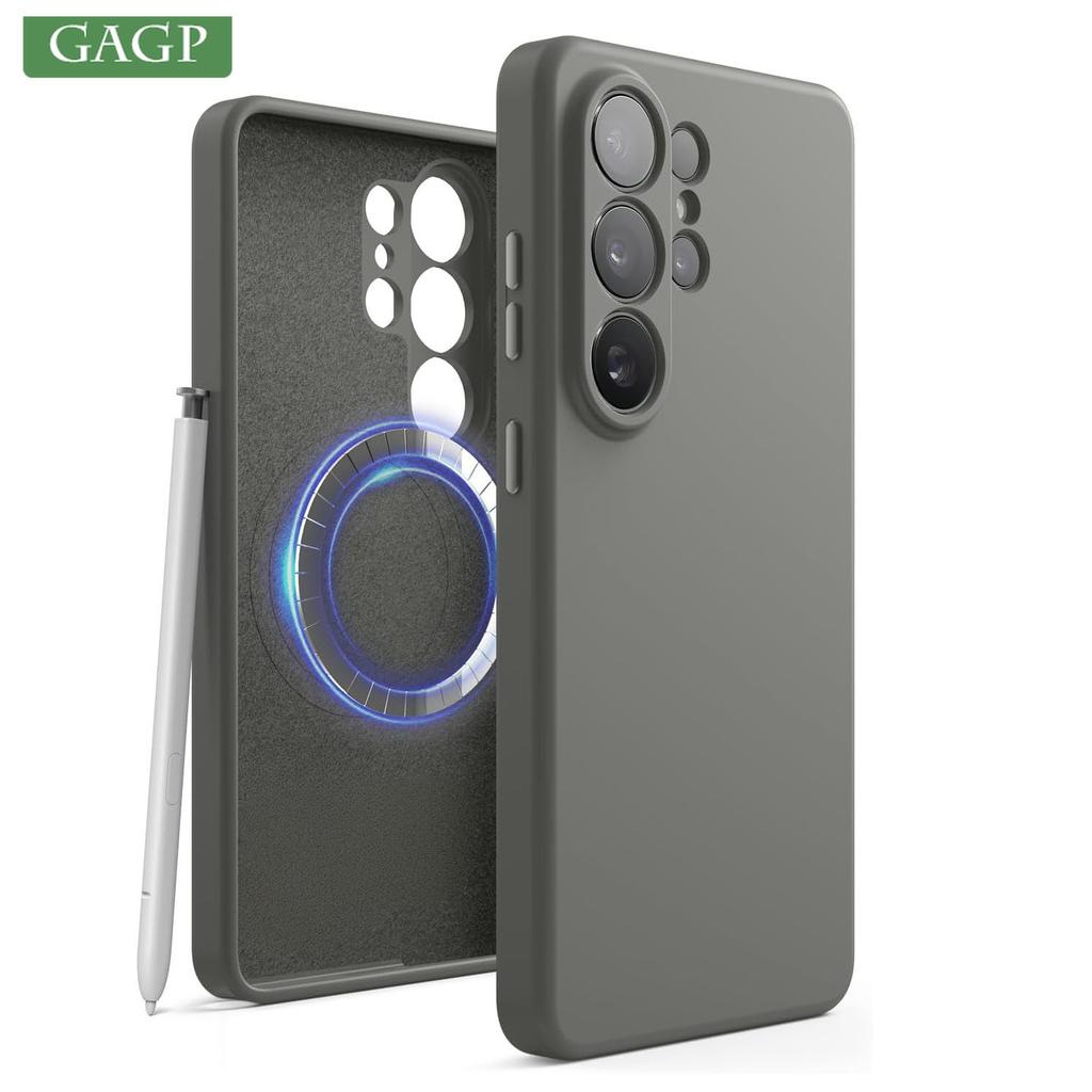 Чехлы S26 Ultra Жидкий Силикон Для Magsafe Чехол Для Samsung Galaxy S25 Ultra S22 S23 S24 S26 Plus A16 A56 A55 Магнитная Крышка