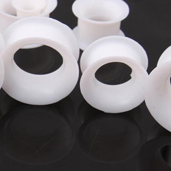 1 пара силиконовых тоннельных ушных вкладышей с двойным расклешенным седлом, манометр унисекс