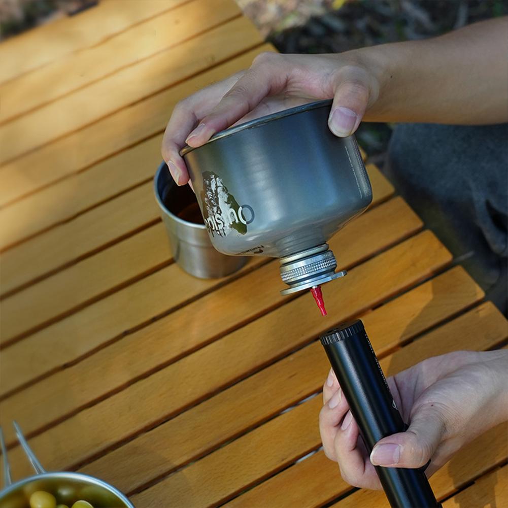 10 шт. Газовый соединитель для сопла, многоразовый адаптер для газового баллона с бутановой кассетой, универсальный преобразователь бутанового газа для зажигалки