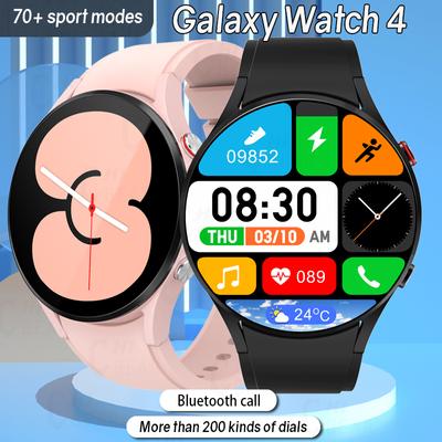 Для Samsung Galaxy Watch 4 Смарт-часы Мужчины Женщины Мониторинг Здоровья в Реальном Времени Ip68 Водонепроницаемый Bluetooth Звонок Смарт-часы 70+спорт