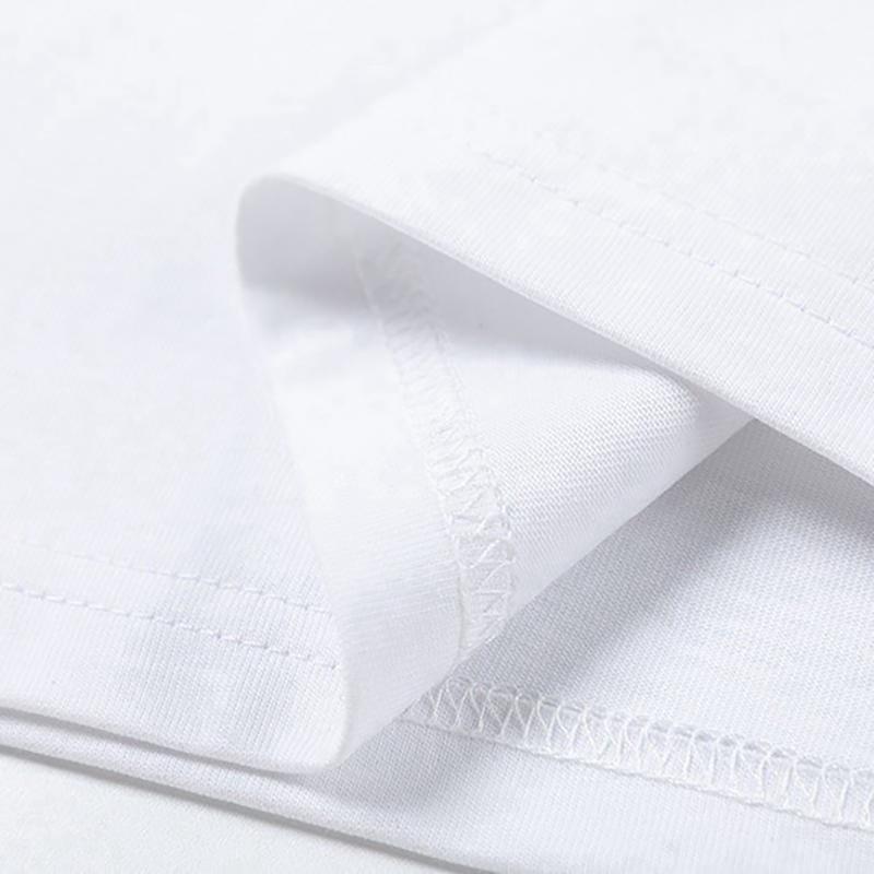 Stussy Летняя новая футболка с круглым вырезом из высококачественного хлопка 2025 года для мужчин и женщин с принтом персонажей, парная футболка