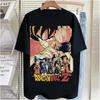 Футболка Dragon Ball Мужская Чистый Хлопок Повседневная С Круглым Вырезом Короткий Рукав Одежда Летняя Спортивная Повседневная Футболка с Коротким Рукавом