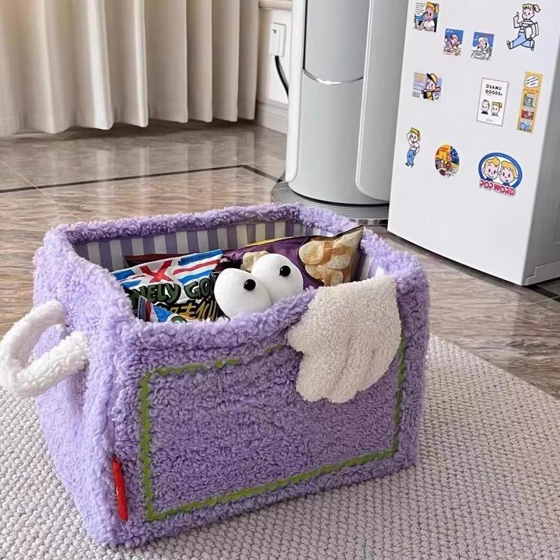 Разнообразные закуски Игрушки Корзина для сортировки Домашняя корзина для игрушек Милое украшение Корзина для хранения Мультяшная Складная Корзина для грязного белья