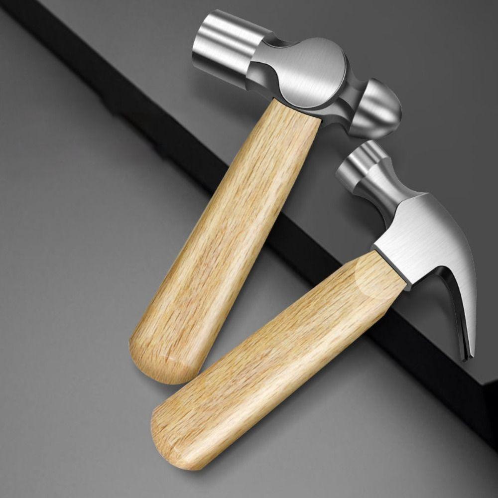 Молоток слесарный с короткой ручкой, молоток слесарный с шарообразным бойком, прочный молоток слесаря, молоток для ремонта