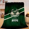 Bucks Team Logo Artwork Blanket Flannel Throw for Sofa, Travel, Camping, Livingroom, Office, Chair and Bed Soft and Warm Holiday gifts