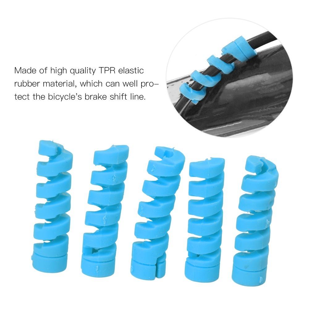 10PCS Anti-Friction Bike Cable Sleeve TPR Bicycle Brake Line Pipe Guard Cable Protection