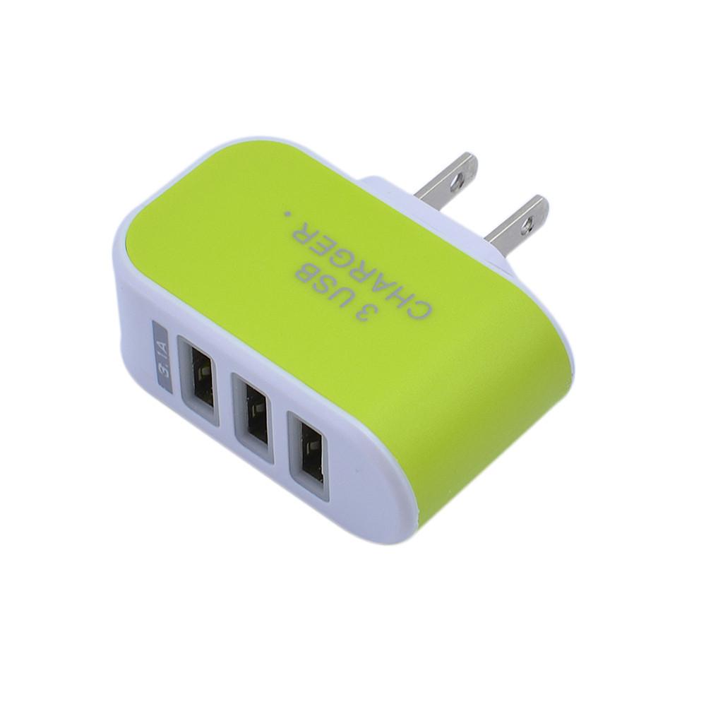 Светодиодное USB-зарядное устройство для смартфонов со светящимся индикатором и мощностью 5 Вт для путешествий и офиса