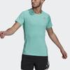 adidas Adi Runner Светоотражающая круглая горловина спортивная футболка мужская топы мятно-зеленый GJ9888