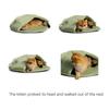 Durable Cat Bed Cave Soft Pet Cuddle Zone New Cat Sleeping Bag  Indoor Pets