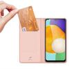 Dux Ducis Skin Pro Case For Samsung Galaxy A14 4G / 5G Flip Cover Card Wallet Stand Pink