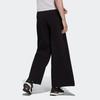Adidas Широкие спортивные брюки со средней талией и завязками на талии, женские брюки, черные H57354