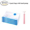 Durable Vacuum Storage Bags For Clothes Pillows Bedding Blanket More Space Save Compression Seal Zipper Wardrobe Organizer