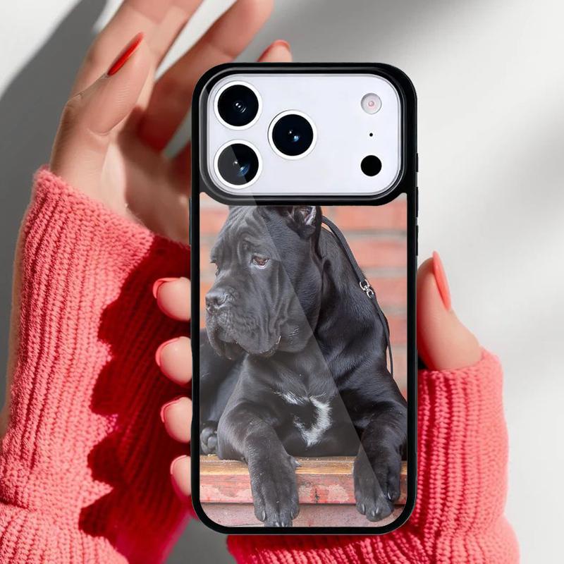 Итальянские собаки Кане-корсо мастиф Чехол для телефона для iPhone 17 16 15 14 13 Pro Max Задняя крышка для 12 11 Pro Coque