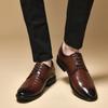 Высококлассные оксфорды мужские туфли из натуральной кожи на шнуровке мужская повседневная обувь люксовый бренд деловая офисная формальная мужская обувь класса люкс