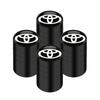 Алюминиевые противоугонные колпачки для ниппелей шин для Toyota - Комплект из 4 штук в нескольких цветах