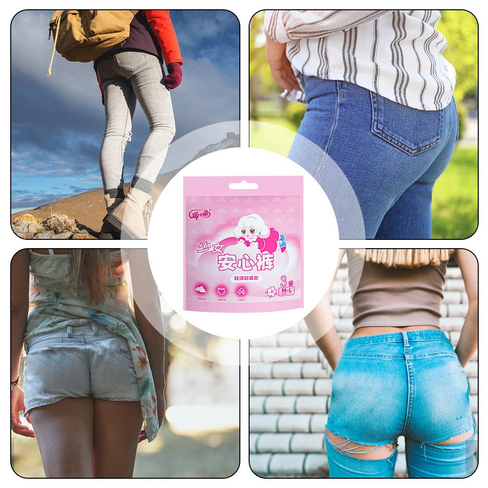 Женские одноразовые менструальные трусы Высокоэластичные Герметичные Быстро впитывающие Менструальные трусы Для ночного времени Послеродовые