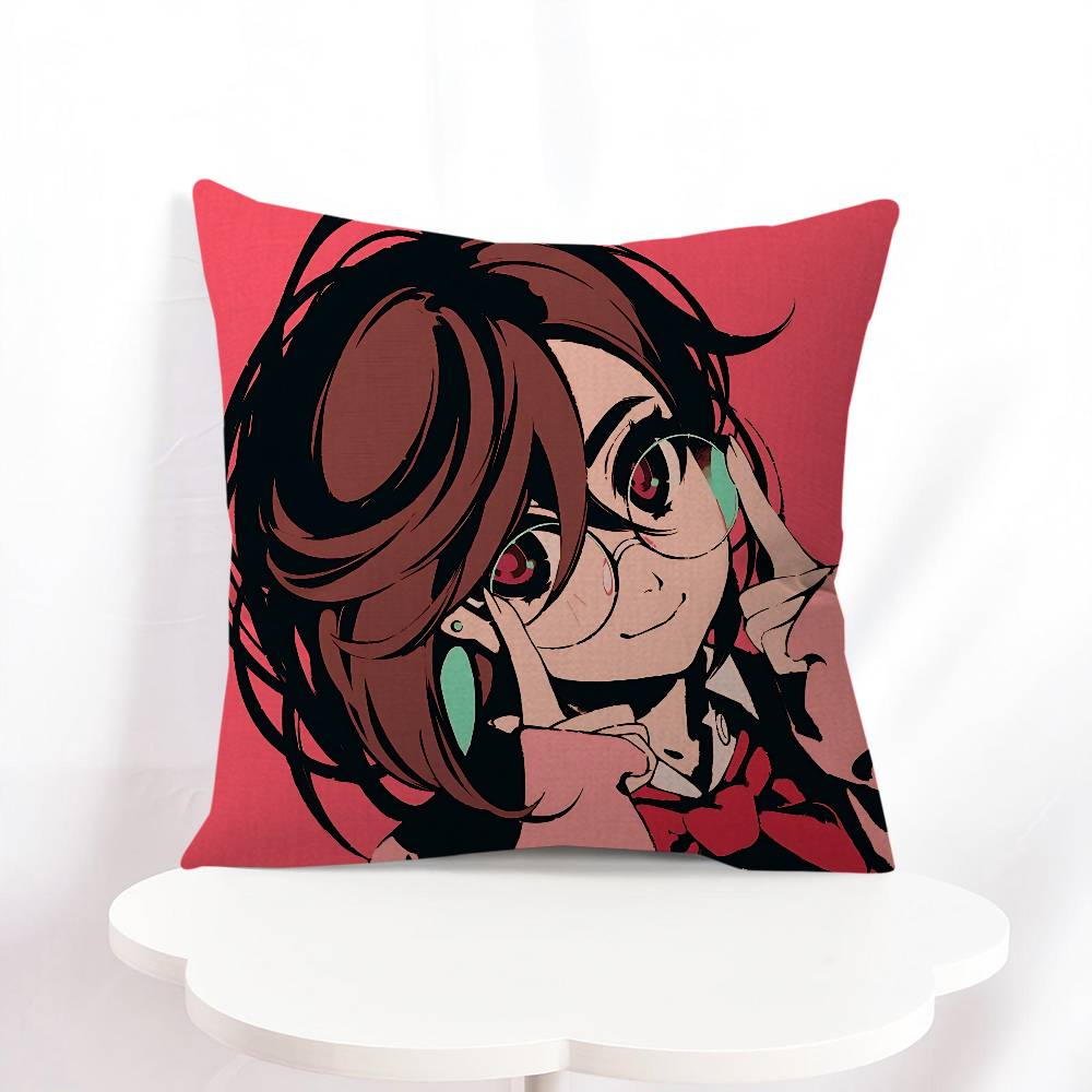 Кен Такакура Офисная подушка-наволочка Подушка для автомобиля Чехол на подушку 45X45СМ Поясничная наволочка Наволочка для диванной подушки