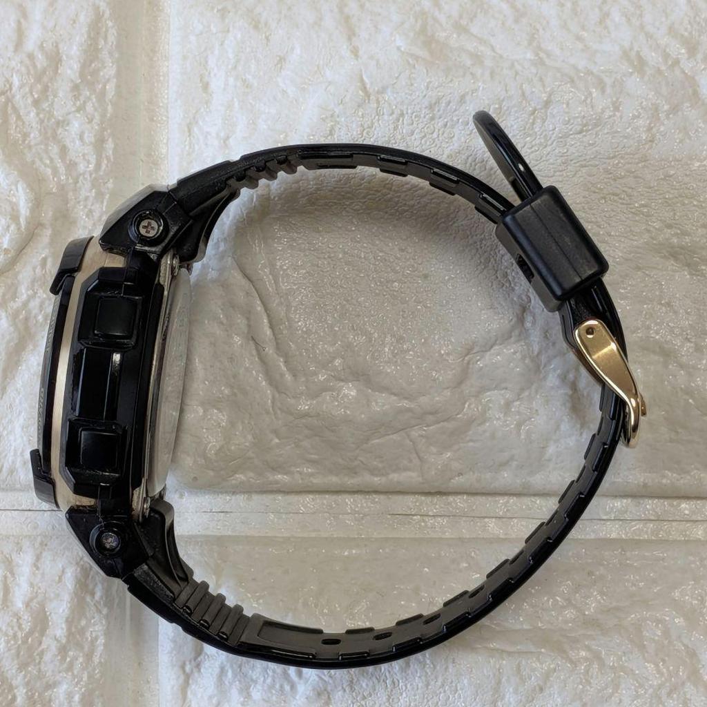 Used Vintage CASIO G-SHOCK Watch Black Gold G-300G