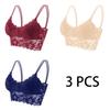 Fashion Sexy Sleeveless Vest Crochet Halter Lace Tank Tops Strappy Bralette Bra Cami Crop Top
