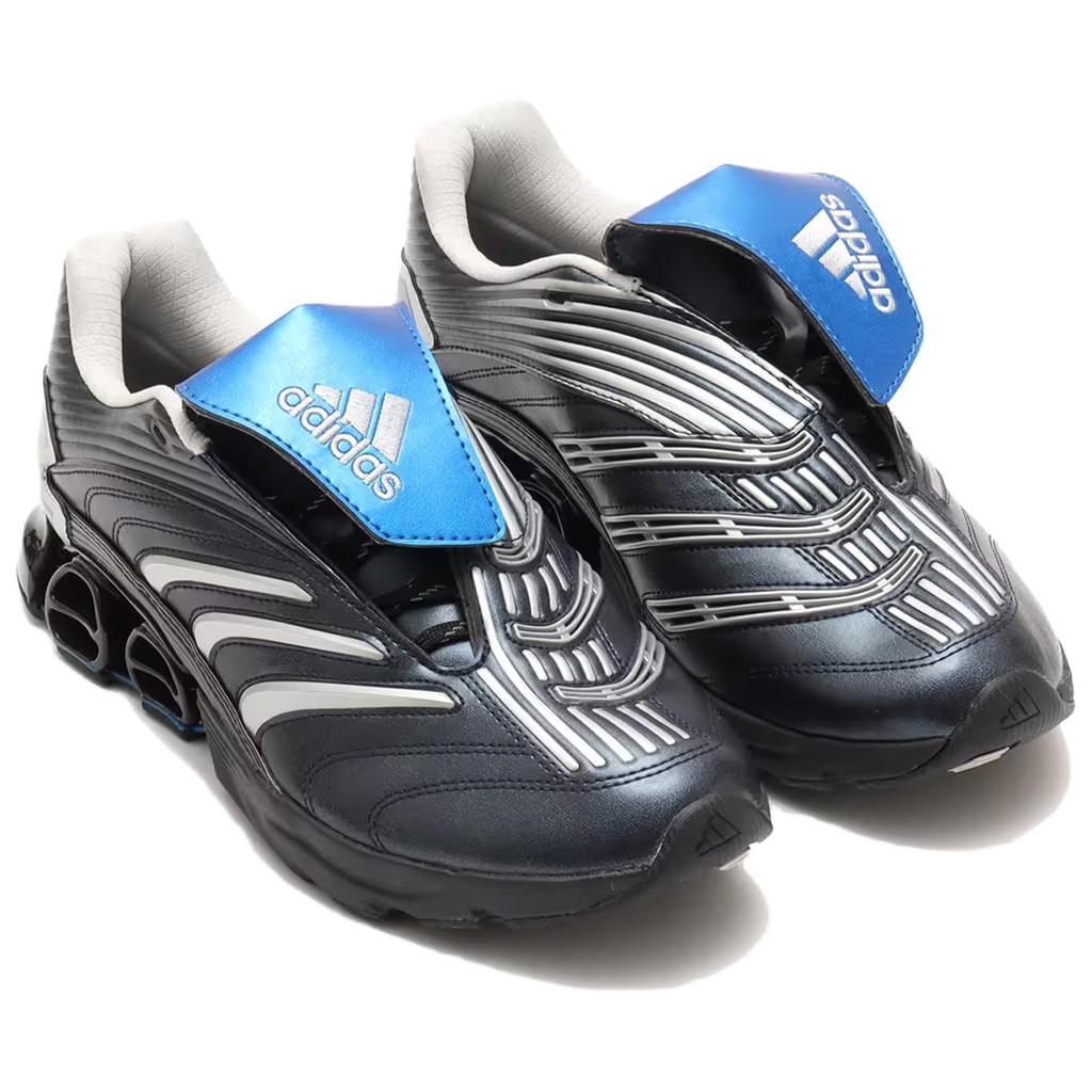 Atmos X Adidas Predator Megaride Blue Spirit Unisex Sneakers Black Silver-Metallic Core-Black JQ2579