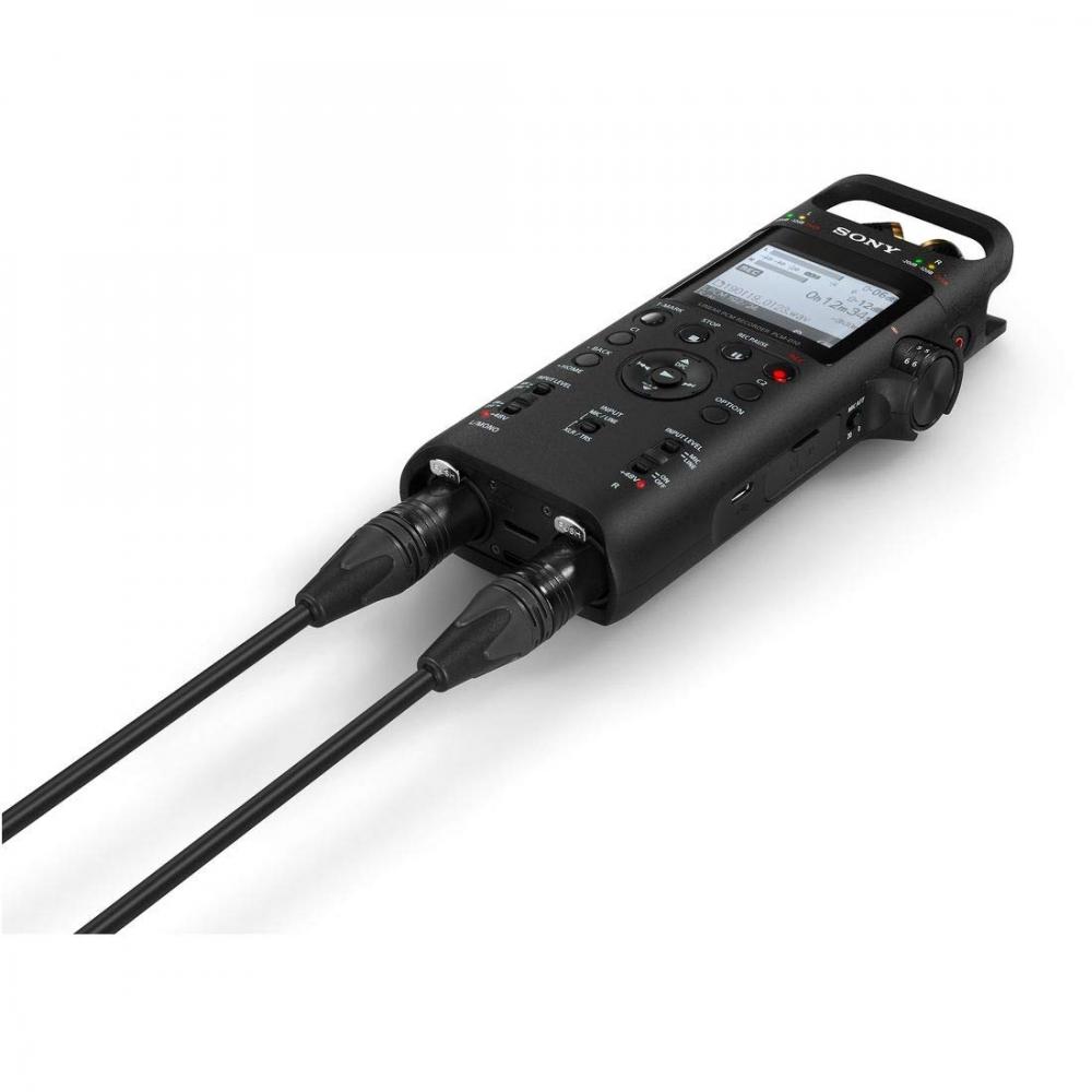 Sony Линейный PCM-рекордер 16 ГБ, запись высокого разрешения 192 кГц, 24 бит, функция предварительной записи, цифровой ограничитель, совместимая модель 2019 года PCM-D10