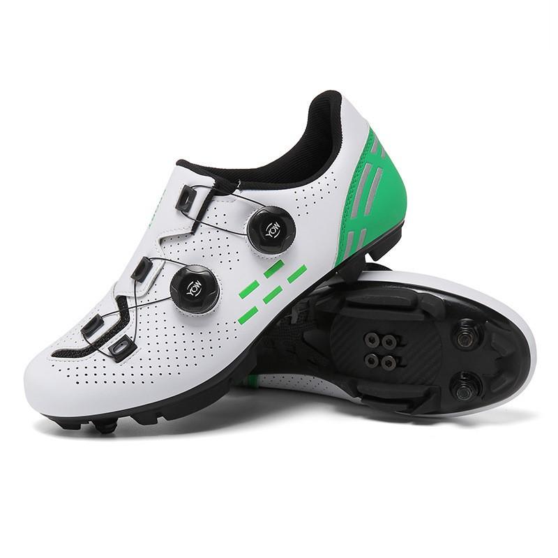 Unisex Cycling Shoes Road Mountain Bikes Hard Sole Clipless Compatible Lightweight Riding Footwear