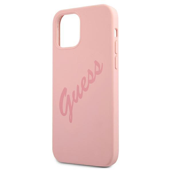 Guess Guhcp12Llsvspi Iphone 12 Pro Max6,7 Różowy/Pink Hardcase Script Vintage