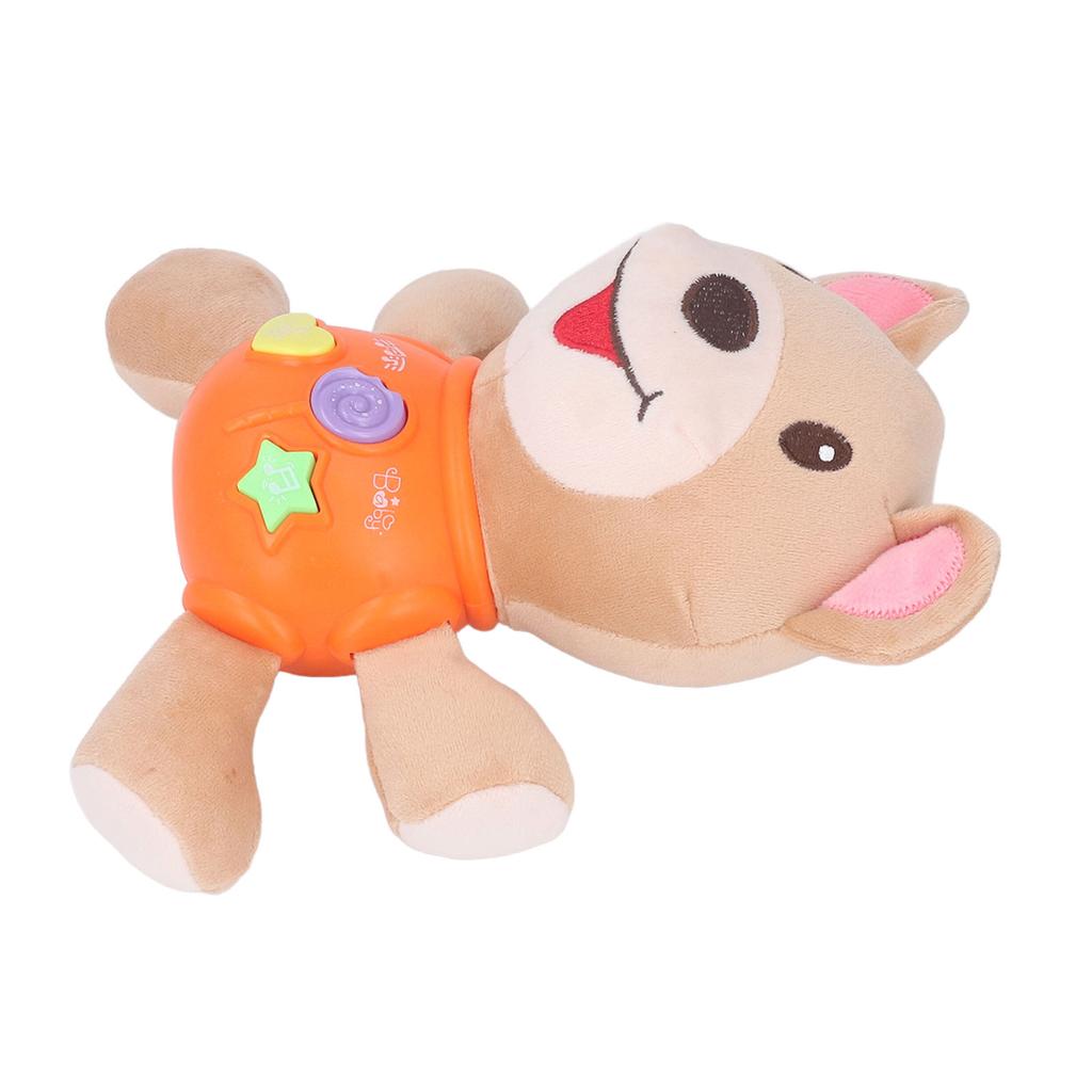 Cartoon Plush Toy Melodies Lights Cute Vibrant Colors Sleeping Aid Stuffed Animal Toy for Newborns