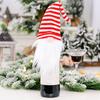(Nikita) Christmas Decoration Faceless Doll Wine Bottle Holder Santa Claus Wine Bag