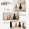 Retro Gentleman Skull with Top Hat Gothic Halloween Sculpture And Cape, Spooky Resin Prop for Display Skeleton Figurine LED Light Home Tabletop Decor