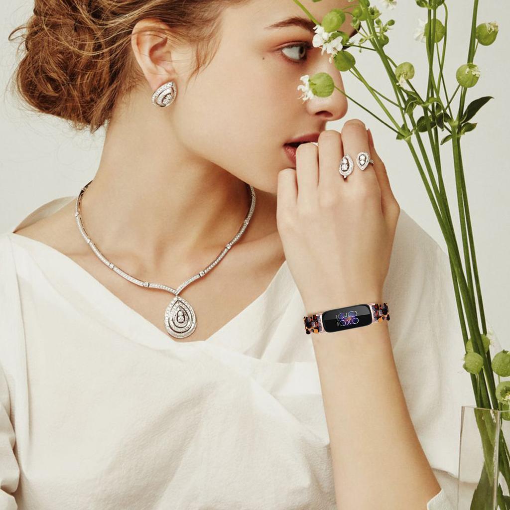 Сменный ремешок для часов для Fitbit Inspire 3, быстросъемный полимерный ремешок для часов с пряжкой из нержавеющей стали