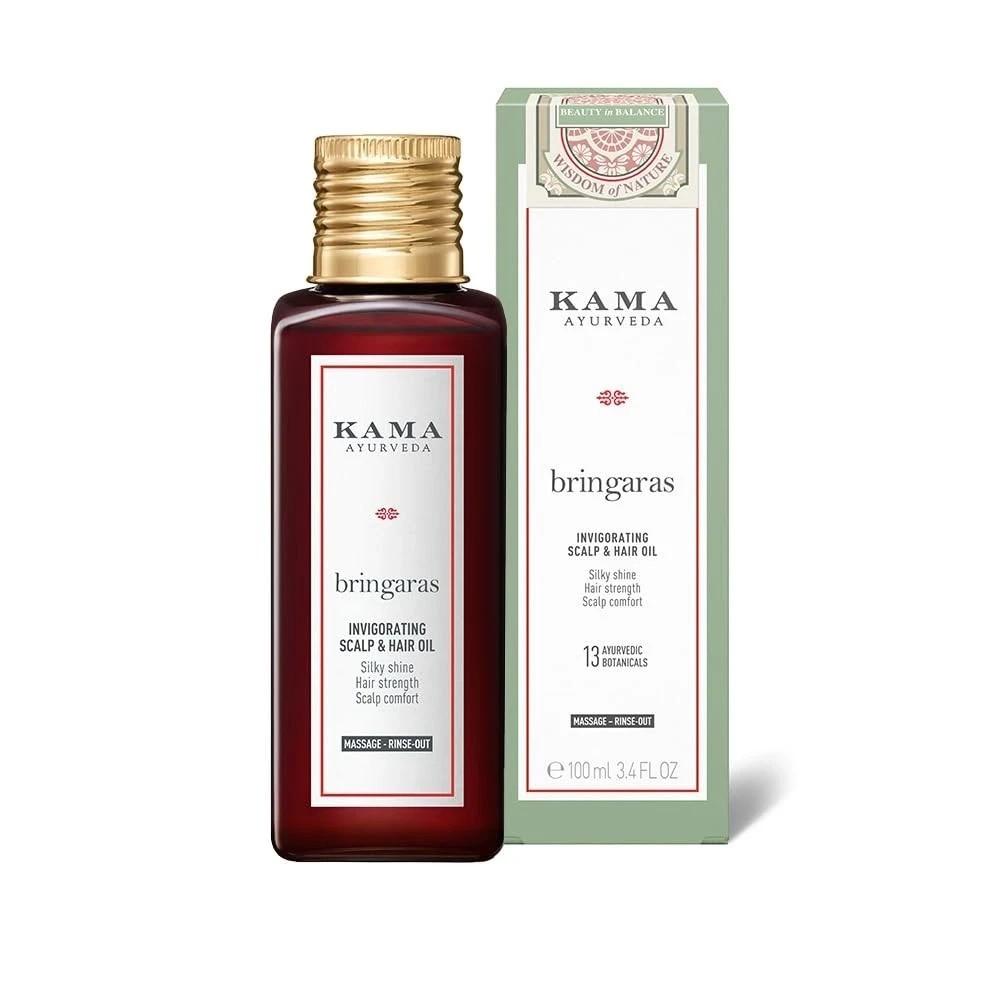 Kama Ayurveda Масло для стимуляции кожи головы и волос Брингарадж 100 мл