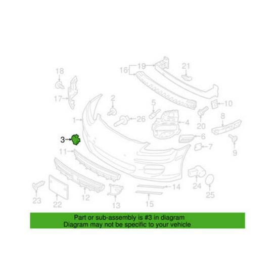 Front Trailer Cover for Panamera 2010-2016 (97050570300)